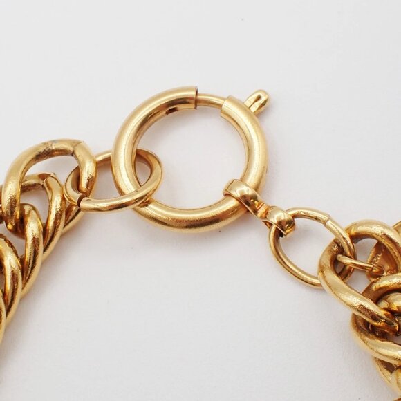 CHANEL CC Logo 31 RUE CAMBON Chain Bracelet Bangle Gold GHW France 15RL248 - Picture 9 of 16